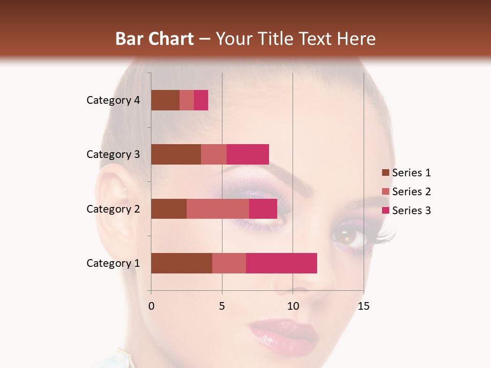 Beautiful Makeup Femininity PowerPoint Template