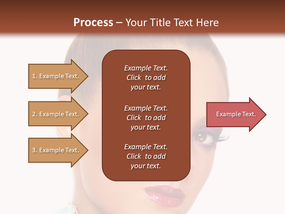 Beautiful Makeup Femininity PowerPoint Template