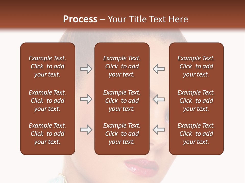 Beautiful Makeup Femininity PowerPoint Template