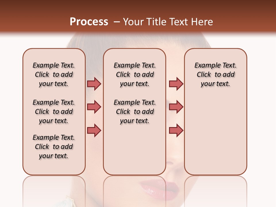 Beautiful Makeup Femininity PowerPoint Template