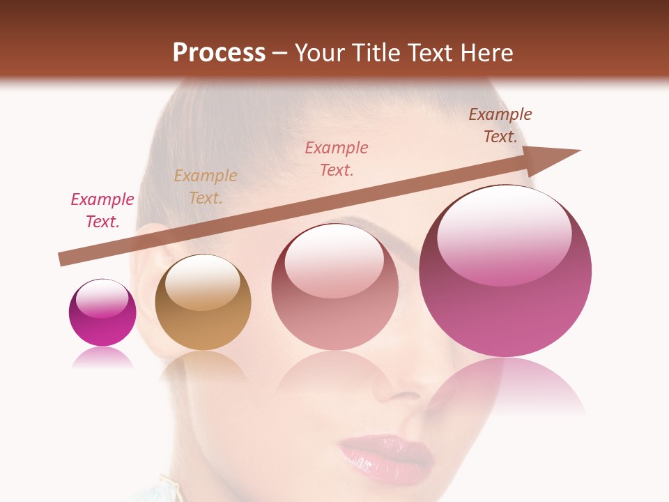 Beautiful Makeup Femininity PowerPoint Template