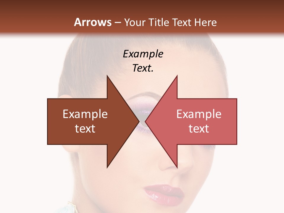 Beautiful Makeup Femininity PowerPoint Template