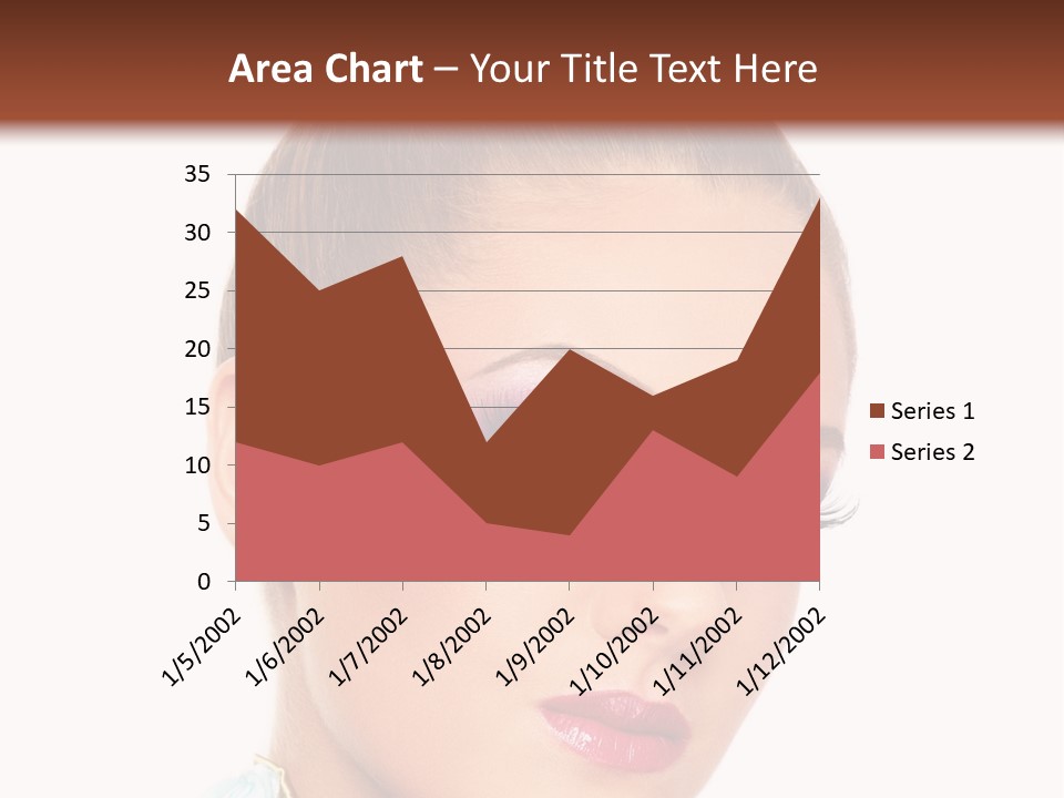 Beautiful Makeup Femininity PowerPoint Template