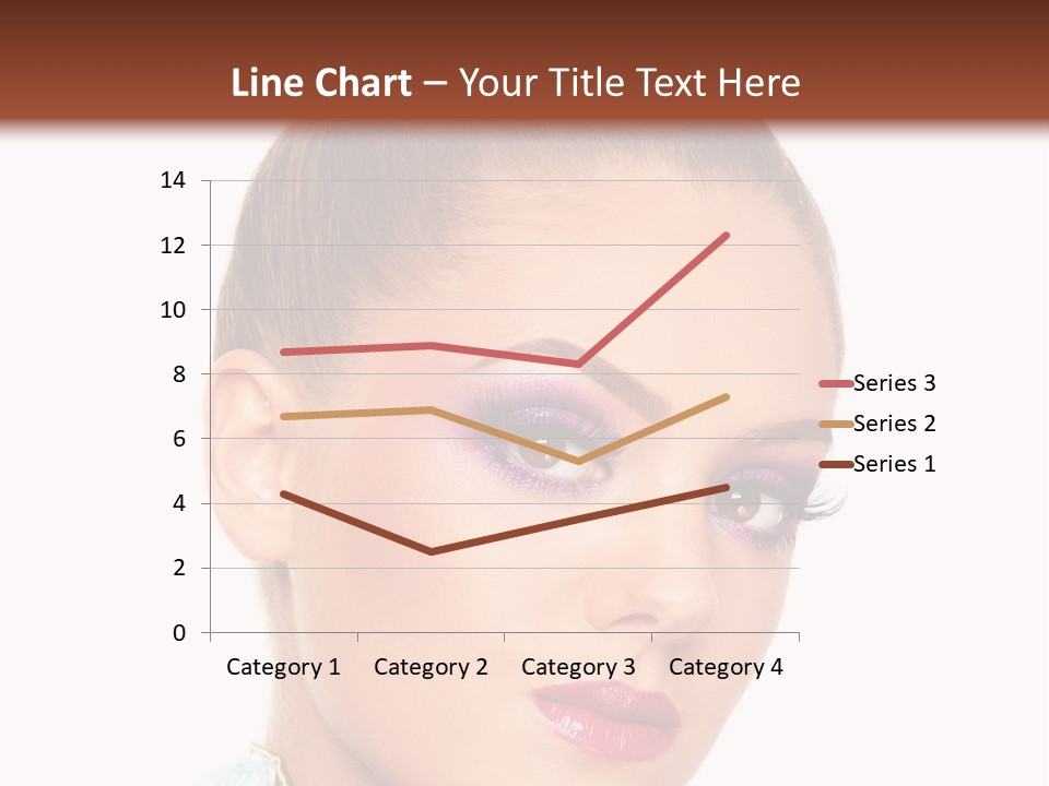 Beautiful Makeup Femininity PowerPoint Template