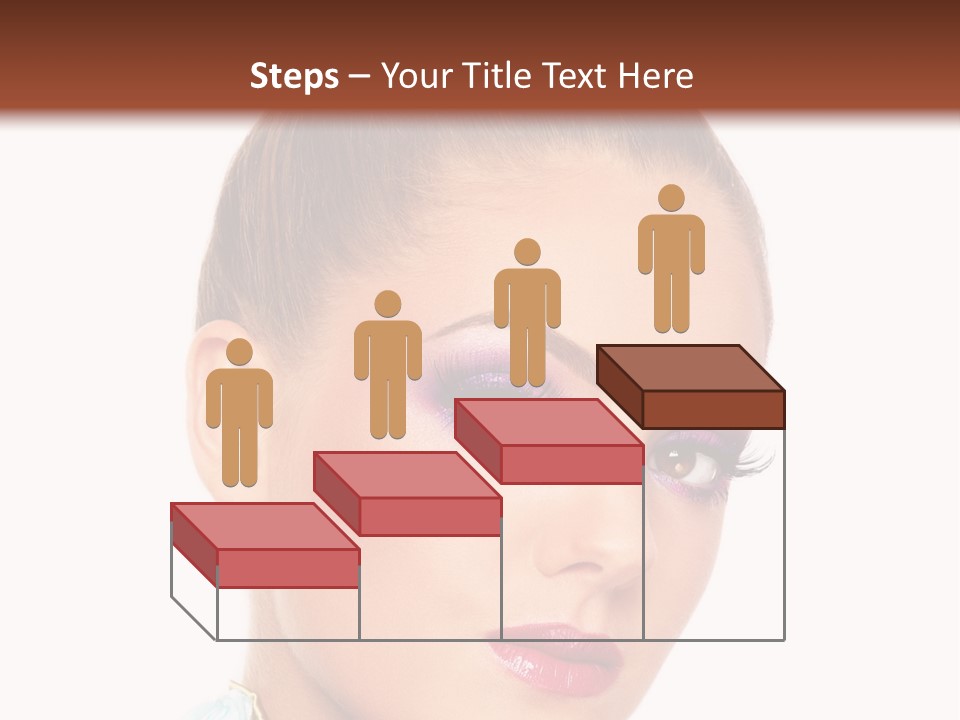 Beautiful Makeup Femininity PowerPoint Template