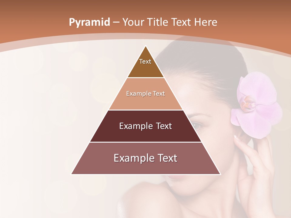 A Woman In A Towel Is Smiling For The Camera PowerPoint Template