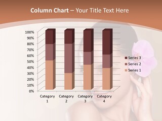 A Woman In A Towel Is Smiling For The Camera PowerPoint Template