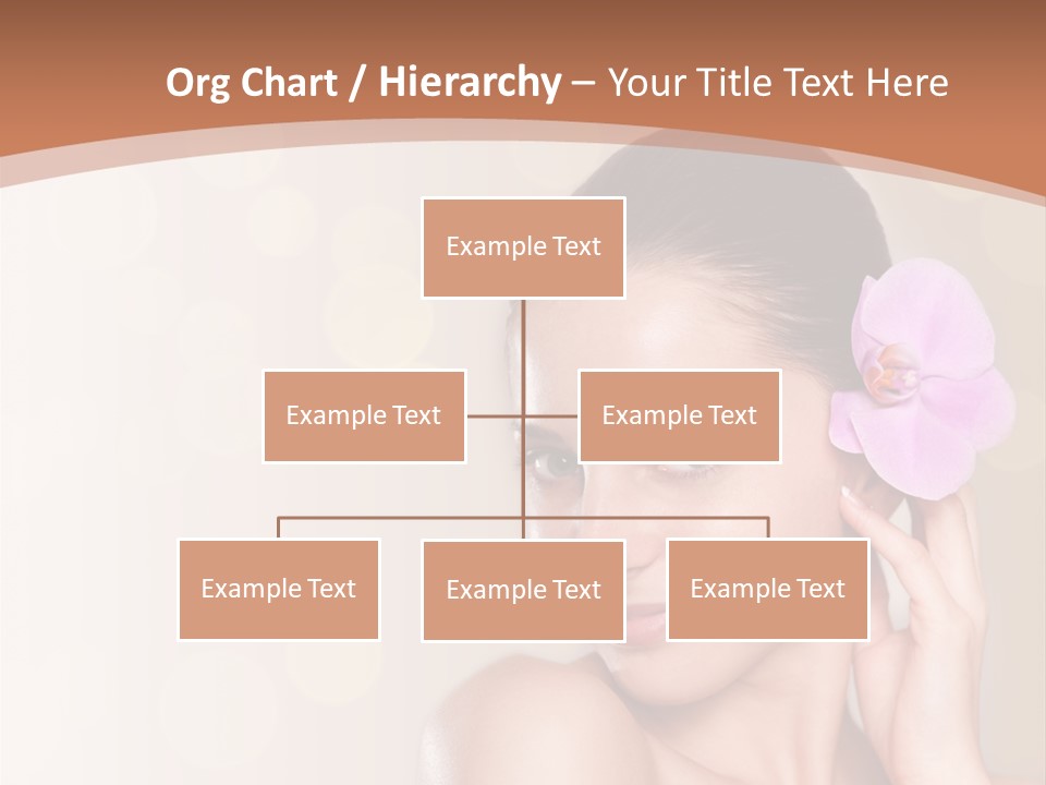 A Woman In A Towel Is Smiling For The Camera PowerPoint Template