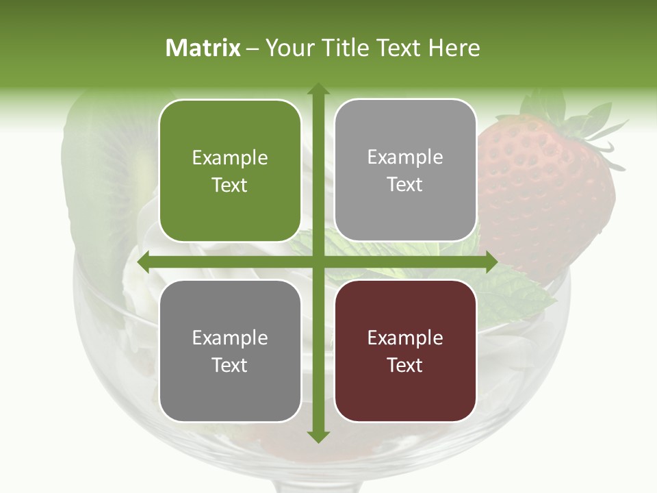 High Gourmet Isolated PowerPoint Template