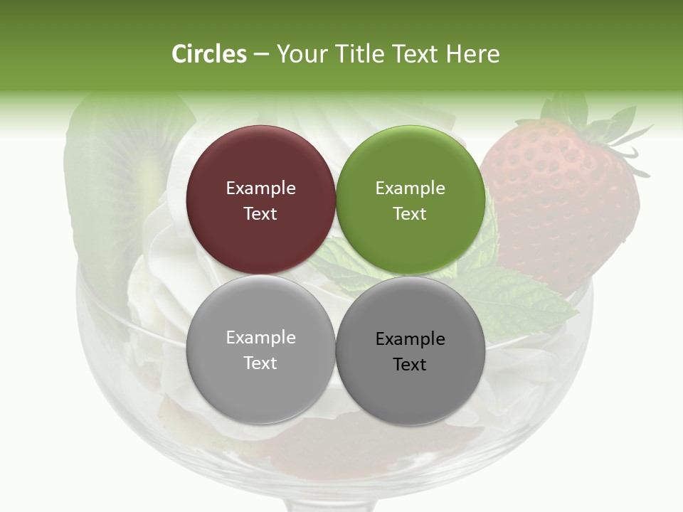 High Gourmet Isolated PowerPoint Template