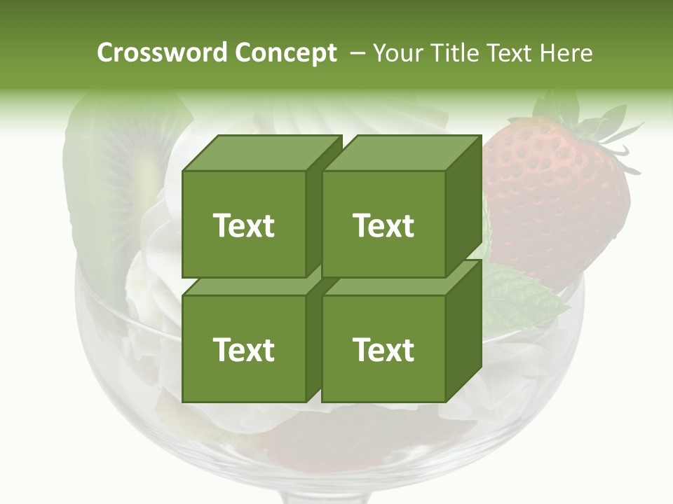 High Gourmet Isolated PowerPoint Template