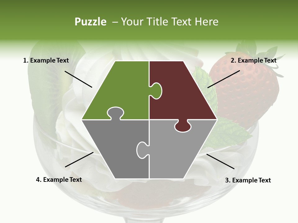 High Gourmet Isolated PowerPoint Template