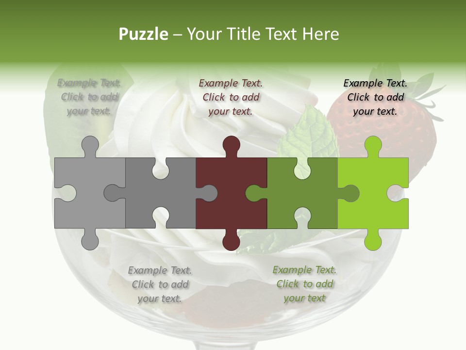 High Gourmet Isolated PowerPoint Template