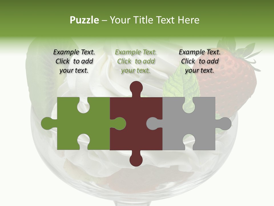 High Gourmet Isolated PowerPoint Template