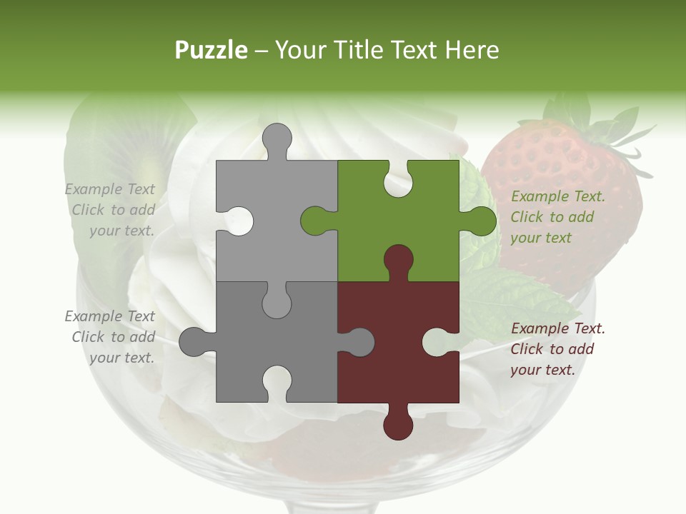 High Gourmet Isolated PowerPoint Template