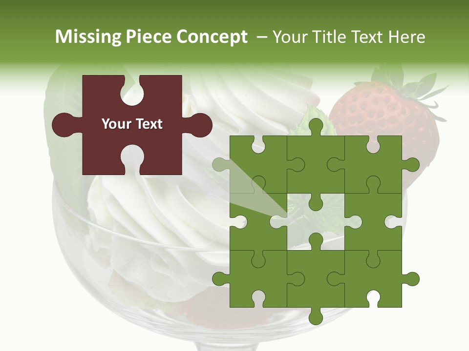 High Gourmet Isolated PowerPoint Template