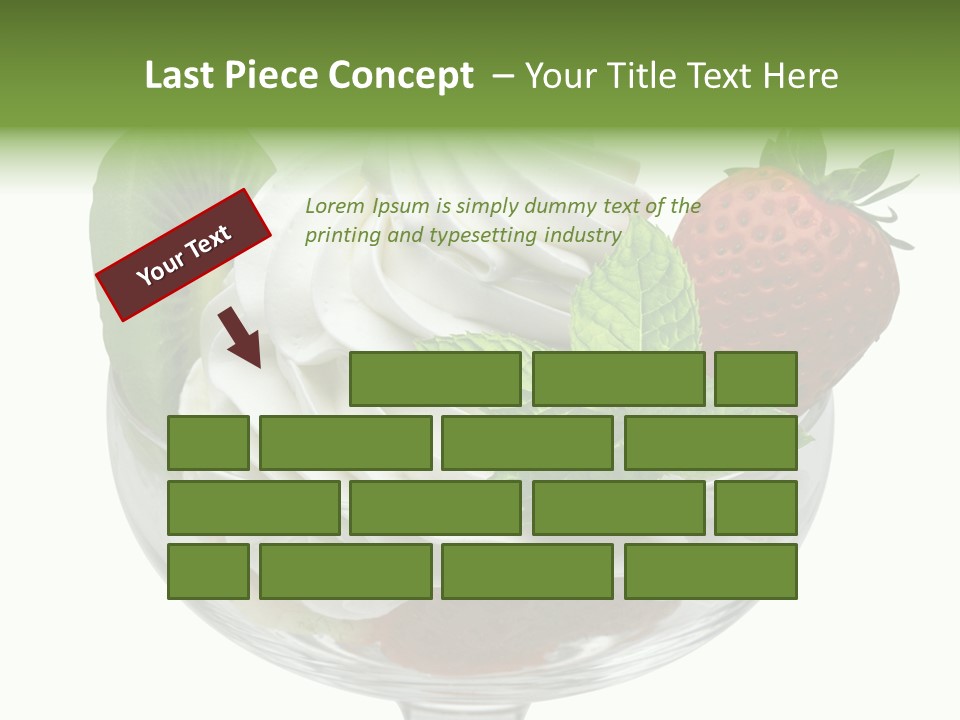 High Gourmet Isolated PowerPoint Template