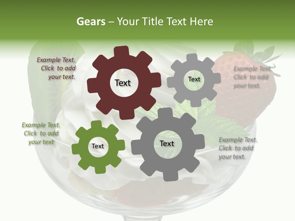 High Gourmet Isolated PowerPoint Template