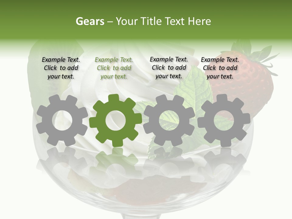 High Gourmet Isolated PowerPoint Template