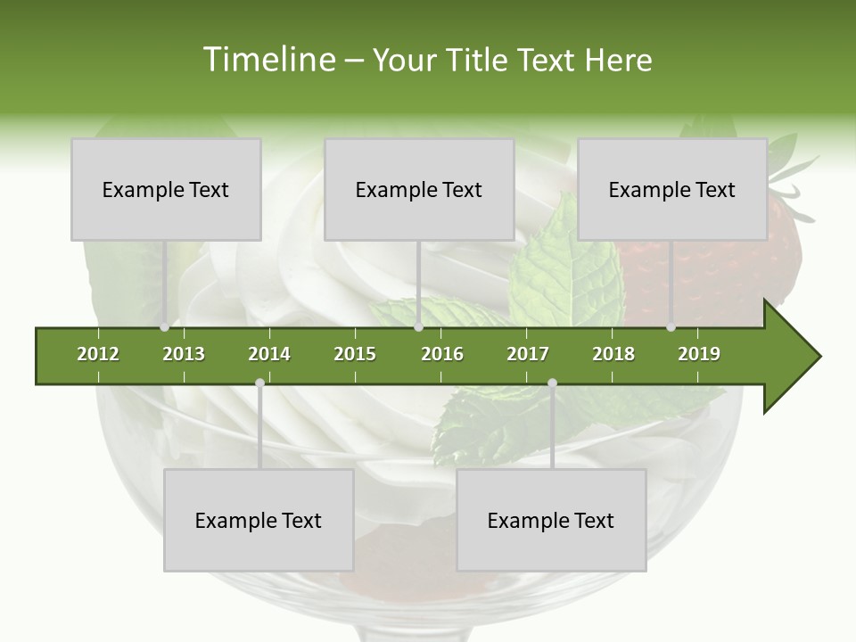 High Gourmet Isolated PowerPoint Template