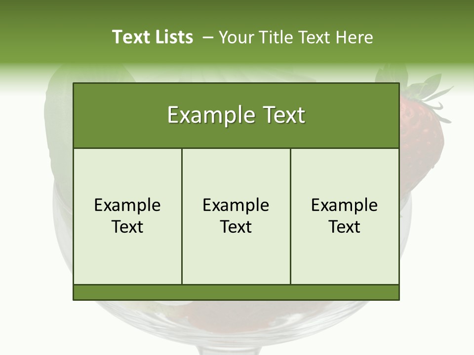High Gourmet Isolated PowerPoint Template