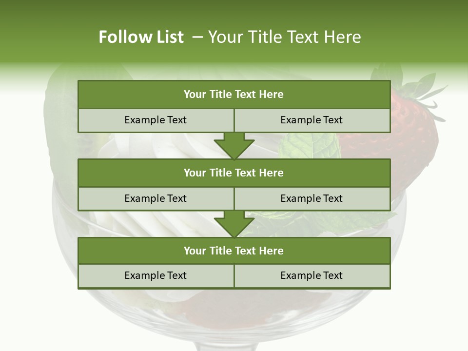 High Gourmet Isolated PowerPoint Template