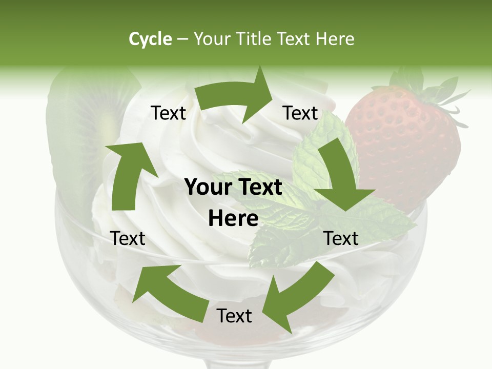 High Gourmet Isolated PowerPoint Template