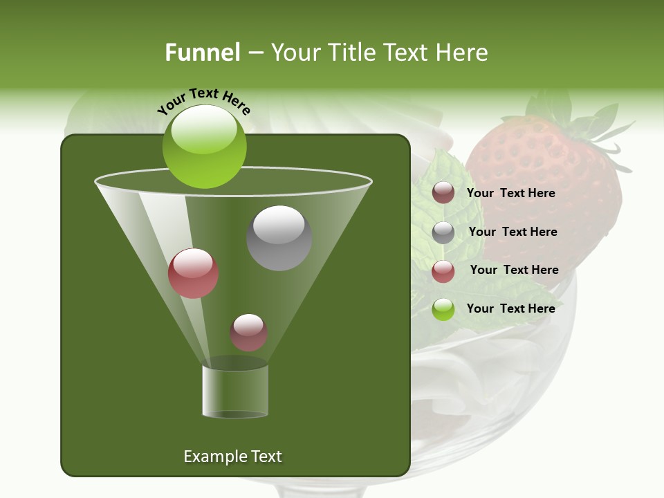 High Gourmet Isolated PowerPoint Template