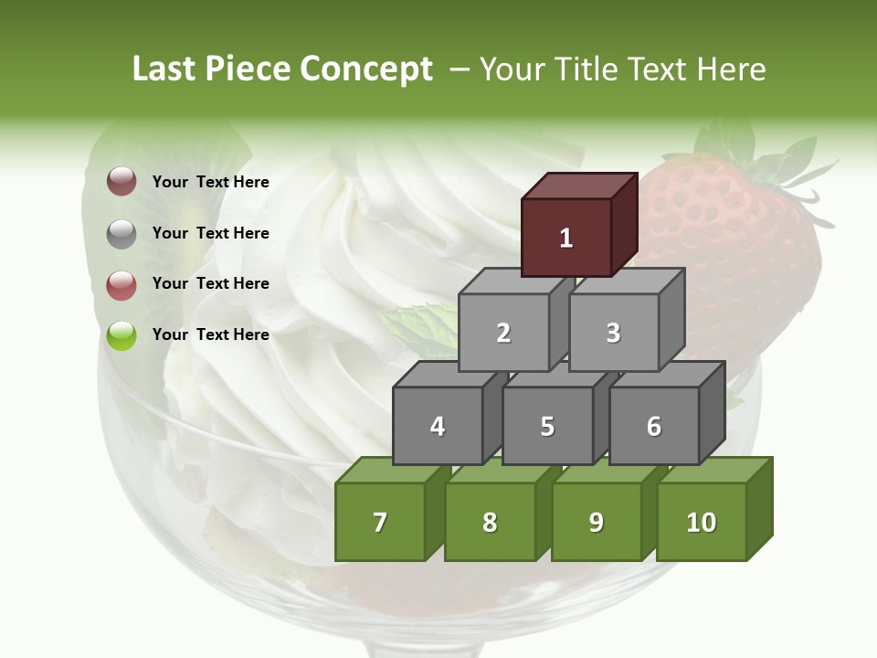 High Gourmet Isolated PowerPoint Template