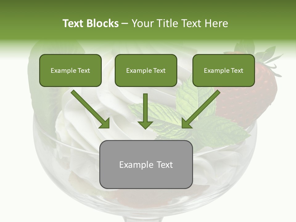 High Gourmet Isolated PowerPoint Template