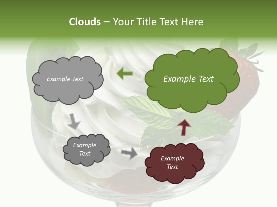 High Gourmet Isolated PowerPoint Template