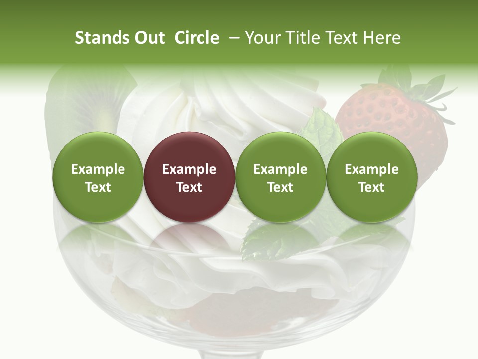 High Gourmet Isolated PowerPoint Template