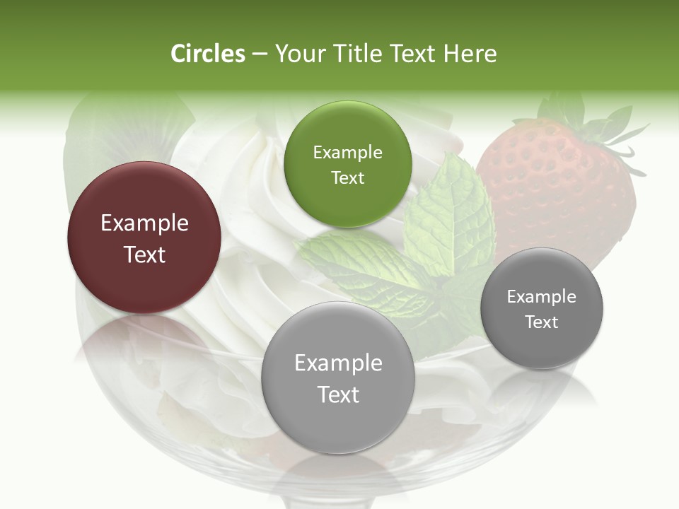 High Gourmet Isolated PowerPoint Template