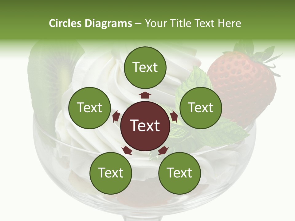 High Gourmet Isolated PowerPoint Template