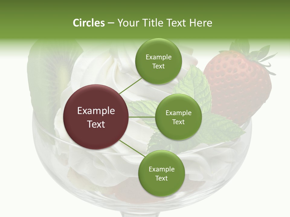 High Gourmet Isolated PowerPoint Template