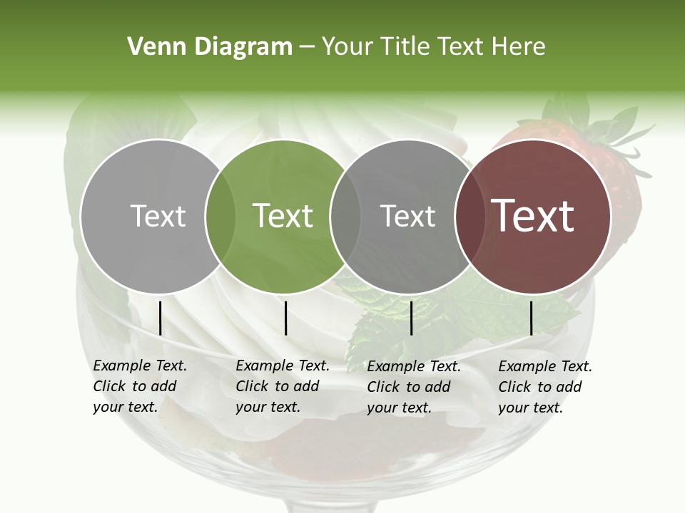 High Gourmet Isolated PowerPoint Template