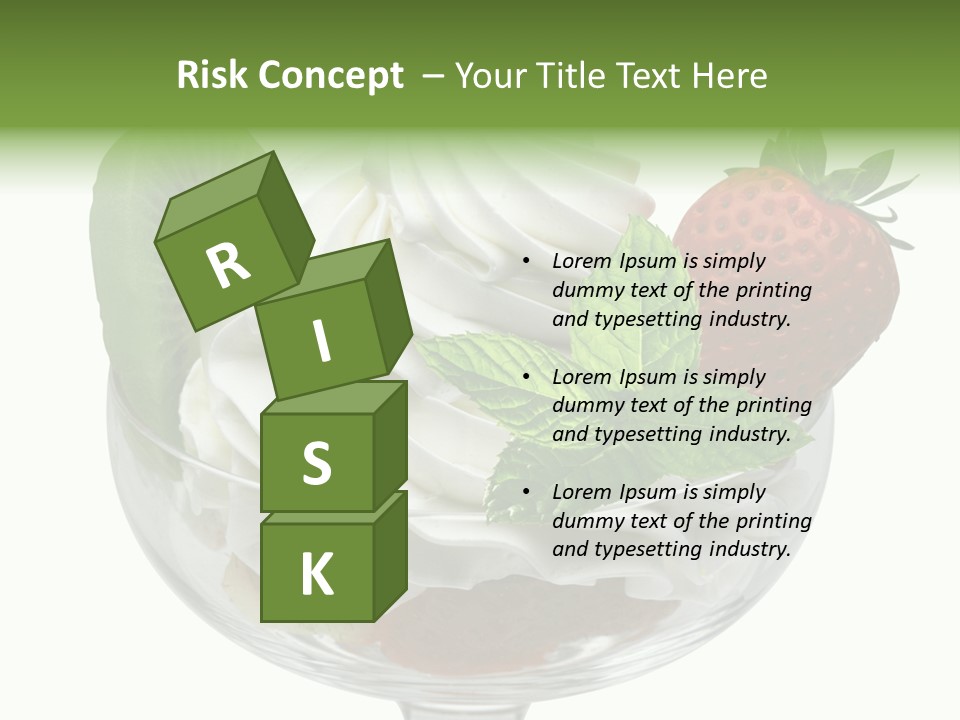 High Gourmet Isolated PowerPoint Template