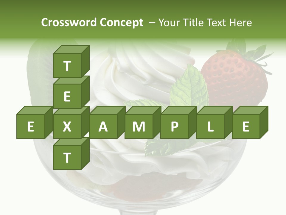 High Gourmet Isolated PowerPoint Template