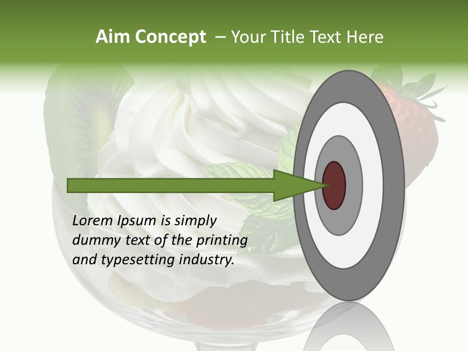 High Gourmet Isolated PowerPoint Template