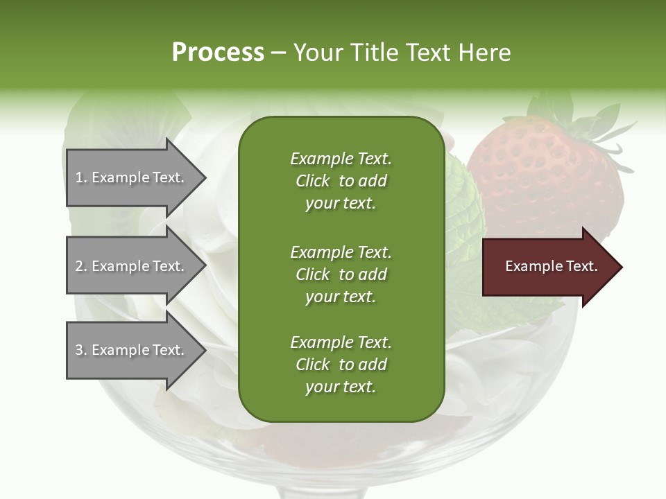 High Gourmet Isolated PowerPoint Template