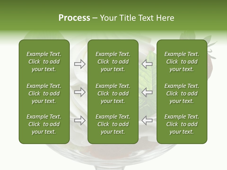 High Gourmet Isolated PowerPoint Template