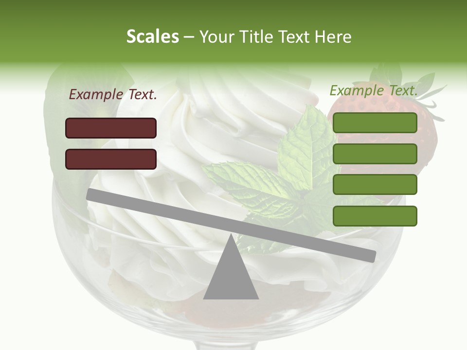 High Gourmet Isolated PowerPoint Template