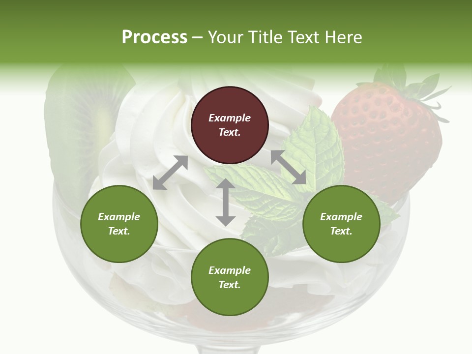 High Gourmet Isolated PowerPoint Template