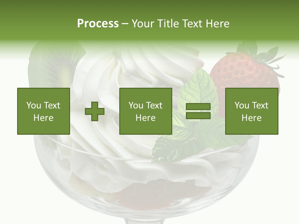 High Gourmet Isolated PowerPoint Template