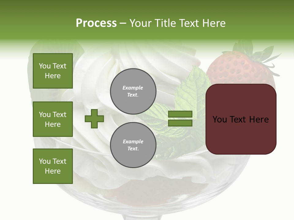 High Gourmet Isolated PowerPoint Template