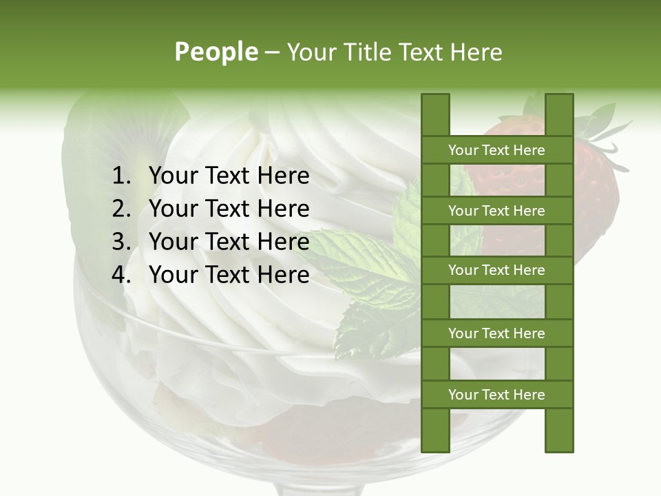 High Gourmet Isolated PowerPoint Template