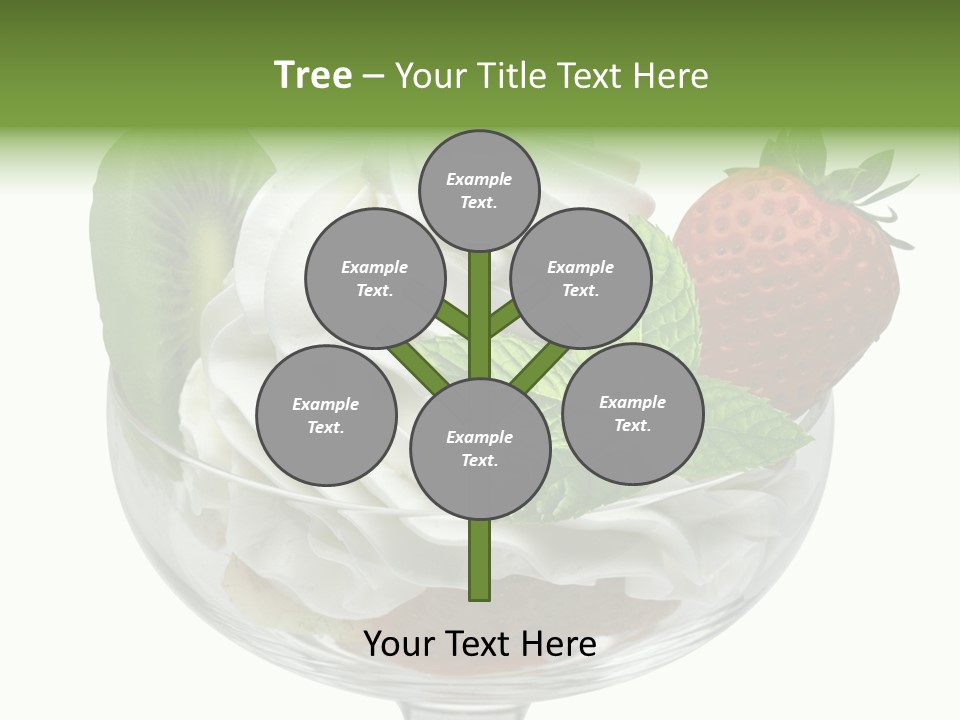 High Gourmet Isolated PowerPoint Template