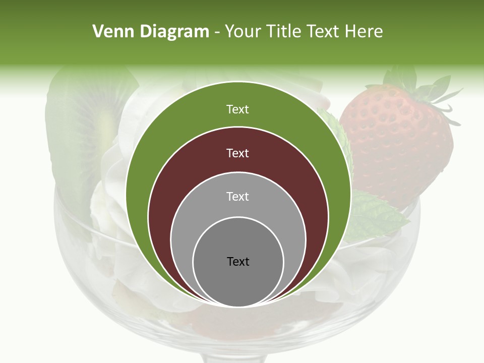 High Gourmet Isolated PowerPoint Template