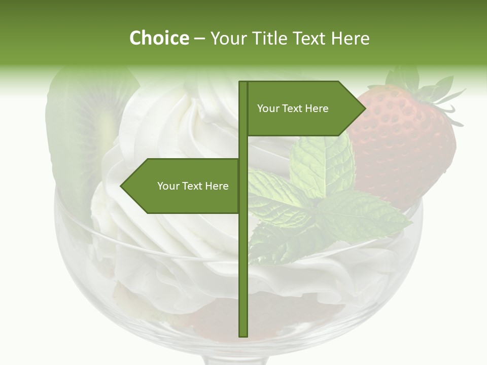 High Gourmet Isolated PowerPoint Template