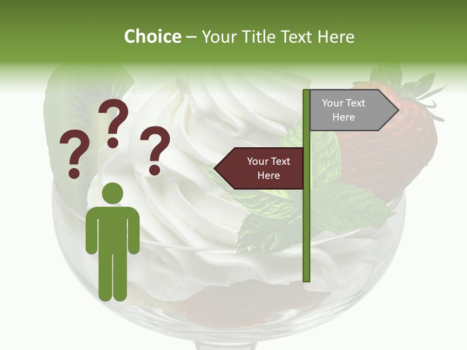 High Gourmet Isolated PowerPoint Template